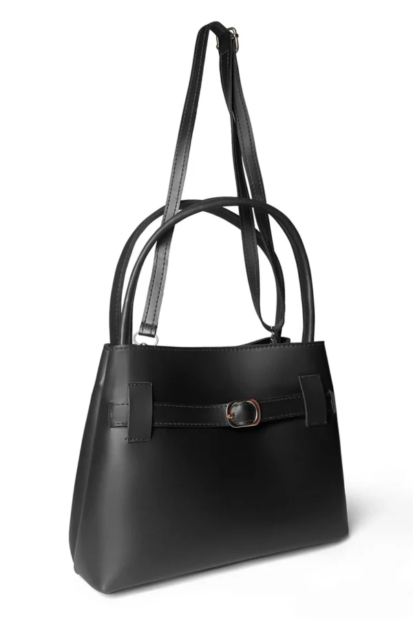 Women’s Black Elegant Handbag with Adjustable Strap